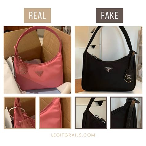 prada 're edition 2000 fake vs real|authentic prada bag.